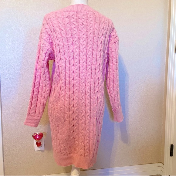 Shein Cable Knit Sweater Dress Medium - Picture 4 of 7